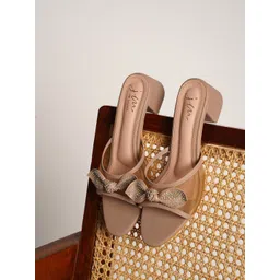 JM Looks Textured Party Block Sandals-picture-27