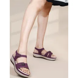 JM Looks Wedge Sandals with Buckles-picture-36