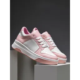 JM Looks Women Colourblocked Lace-Up Casual Sneakers Shoes Comfortable Cushion Footbed-picture-38