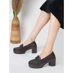 JM Looks Women Textured Loafers-picture-26