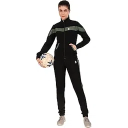 JM Women's Atheletic Gym Running Sports Track Suit | Regular Casual Fit | Track Suit for Girls & Women-image-3