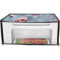 JMT Printer Cover For HP Desk Jet 1112 Printer (Grey Floral Print) Printer Cover-picture-10