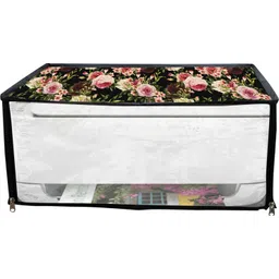 JMT Printer Cover For HP Desk Jet Ink Advantage 3636 Printer (Black Floral Print) Printer Cover-picture-43