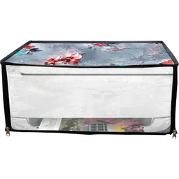 JMT Printer Cover For HP Desk Jet Ink Advantage 3636 Printer (Grey Floral Print) Printer Cover-picture-10