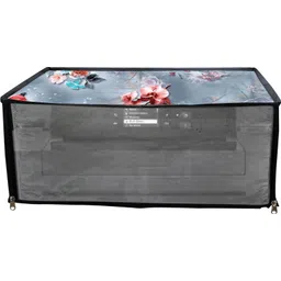 JMT Printer Cover For HP Laserjet Pro M202dw Printer (Grey Floral Print) Printer Cover-picture-25