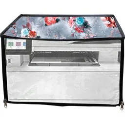 JMT Printer Cover For HP Laserjet Pro MFP M429fdw Printer (Grey Floral Print) Printer Cover-picture-27