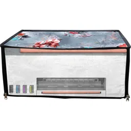 JMT Printer Cover For HP Smart Tank 589 All in One Printer (Grey Floral Print) Printer Cover-picture-20