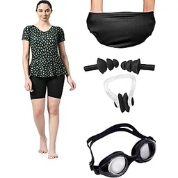 jmt wear Stylish Swimming Costume for Women | Beach Wear for Women with Swimming Cap for Women Long Hair-picture-19