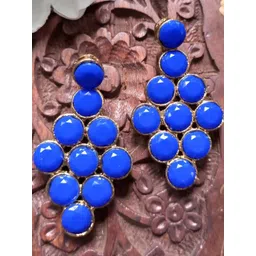 JN HANDICRAFT Women Blue Earrings-picture-21