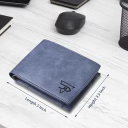 jnd Men Casual Blue Artificial Leather Wallet-picture-12
