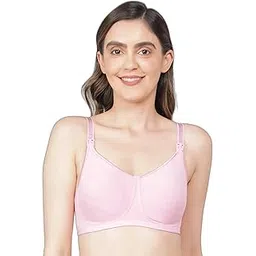 Jockey ES08 Women's Wirefree Non Padded Super Combed Cotton Elastane Stretch Full Coverage Nursing Bra with Front Opening and Adjustable Straps-picture-14
