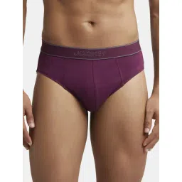 Jockey 1010 Men's Super Combed Cotton Solid Brief with Stay Fresh Properties-picture-23