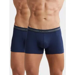 Jockey 1015 Men's Super Combed Cotton Rib Solid Trunk with Stay Fresh Properties (Pack of 2)-picture-40