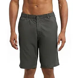 jockey 1203 Men's Super Combed Mercerised Cotton Woven Fabric Straight Fit Solid Shorts with Side Pockets-picture-30