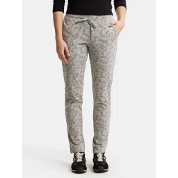 Jockey 1301 Women's Super Combed Cotton Elastane Stretch Slim Fit Trackpants With Side Pockets --picture-17