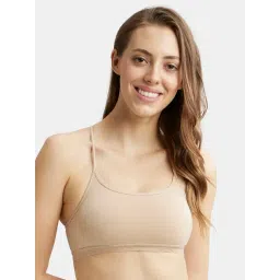 Jockey 1351 Women's Super Combed Cotton Elastane Multiway Styled Crop Top With Adjustable Straps-picture-33