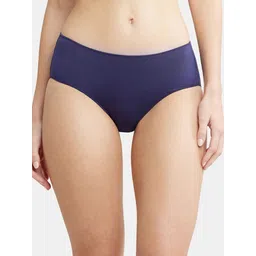 jockey 1802 High Coverage Micro Modal Elastane Stretch Women Hipster Dark Blue Panty-picture-32