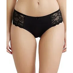 jockey 1814 Women's Full Coverage Soft Touch Microfiber Nylon Elastane Stretch Lace Styled Hipster with Stay Fresh Treatment-picture-15