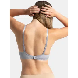 Jockey 1819 Grey Full Coverage Non-Wired T-Shirt Bra image 2