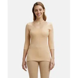 jockey 2503 Super Combed Cotton Rich Three Quarter Sleeve Thermal Top with Stay Warm Technology-picture-14