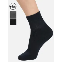 Jockey 7036 Multicoloured Terry Cotton Ankle Length Socks with Stay Fresh Treatment - Pack of 3-picture-41