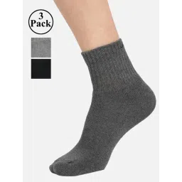 Jockey 7036 Multicoloured Terry Cotton Ankle Length Socks with Stay Fresh Treatment - Pack of 3-picture-45