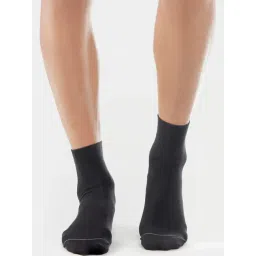 Jockey 7396 Black Stretch Modal Cotton Ankle Length Socks with Stay Fresh Treatment-picture-35