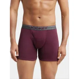 Jockey 8009 Bright Wine Super Combed Cotton Rib Boxer Briefs with Ultrasoft Waistband-picture-29