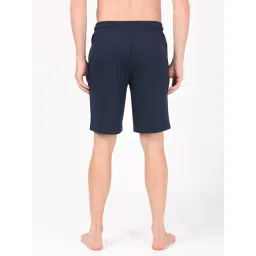 Jockey 9411 Navy Super Combed Cotton Rich Shorts with Side Pocket image 2