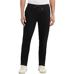 jockey 9500 Men's Super Combed Cotton Rich Regular Fit Trackpants with Side Pockets-picture-26