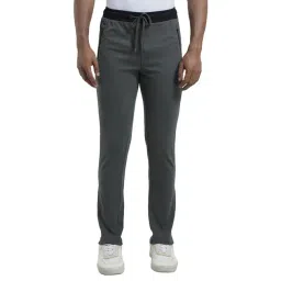 Jockey 9510 Grey Super Combed Cotton Rich Trackpants with Side & Back Pockets-picture-16