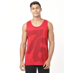 Jockey 9928 Men's Super Combed Cotton Rich Graphic Printed Low Neck Tank Top (Prints May Vary)-picture-13