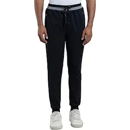 jockey AM05 Men's Super Combed Cotton Rich Pique Fabric Slim Fit Mid Rise Joggers with Zipper Pockets-picture-32