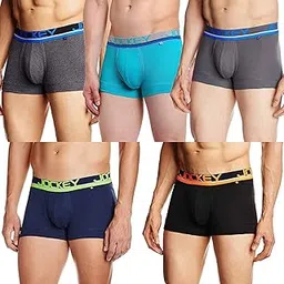 jockey Arihant Traderss Men's Cotton Modern Trunks (Assorted) -Pack Of 5 Style - Fp03 (70-75 Cms), 70-75cm, Assorted Color-picture-53