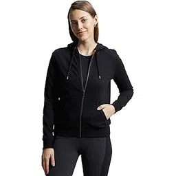 jockey AW30 Women's Super Combed Cotton French Terry Fabric Hoodie Jacket with Side Pockets-picture-54