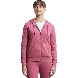 jockey AW30 Women's Super Combed Cotton French Terry Fabric Hoodie Jacket with Side Pockets-picture-27