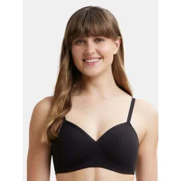 Jockey Black Padded Under Wired FE40 T-Shirt Bra-picture-28