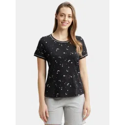 Jockey Black Printed T-Shirt-picture-12