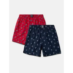 Jockey Boys Multi Cotton Printed Boxers - Pack of 2-picture-46