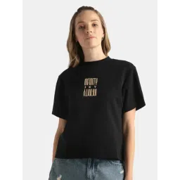 Jockey Deep Black Printed T-Shirt-picture-47