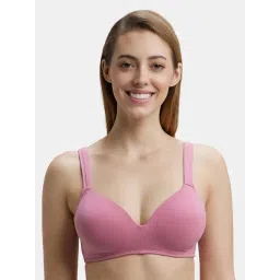 Jockey FE57 Women's Wirefree Padded Super Combed Cotton Full Coverage Lounge Bra-picture-33