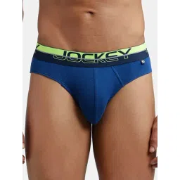 Jockey FP02 Men's Super Combed Cotton Rib Solid Brief with Ultrasoft Waistband-image-47