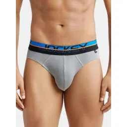 Jockey FP02 Men's Super Combed Cotton Rib Solid Brief with Ultrasoft Waistband-image-8