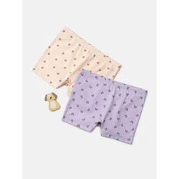 Jockey Girls Pack Of 2 Mid-Rise Printed Basic Briefs-picture-14