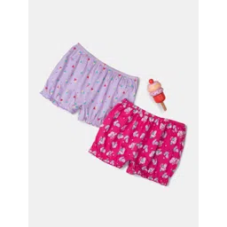 Jockey Girls  Pack Of 2 Printed Cotton Mid Rise Briefs-picture-15