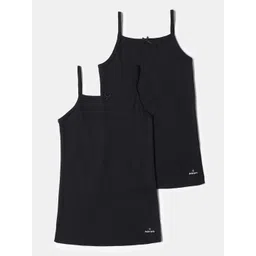 Jockey Girls Pack Of 2 Super Combed Cotton Camisole-picture-28