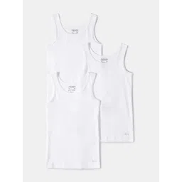 Jockey Girls Pack of 3 Super Combed Cotton Round Neck Solid Inner Tank Top-SG03-picture-56