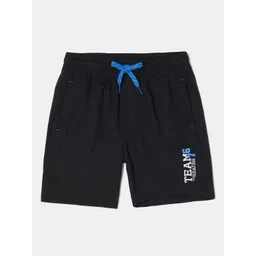 Jockey Girls Super Combed Cotton Rich Graphic Print Shorts With Drawstring Closure - AB12-picture-21