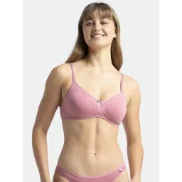 Jockey Heather Rose Cotton Bra-picture-40
