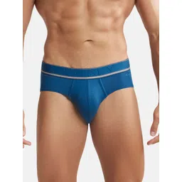 Jockey Heritage Collection Men Teal Blue Solid Briefs HG15-picture-24
